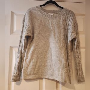 Time and Tru warm gray sweater
